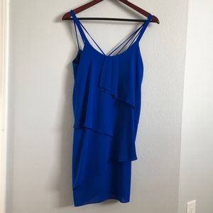 Royal Blue Strap Dress, XS